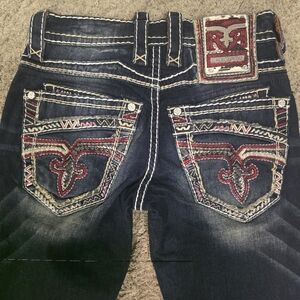 Rock Revival Mens Kian Slim Straight Jeans.  New W/O Tags